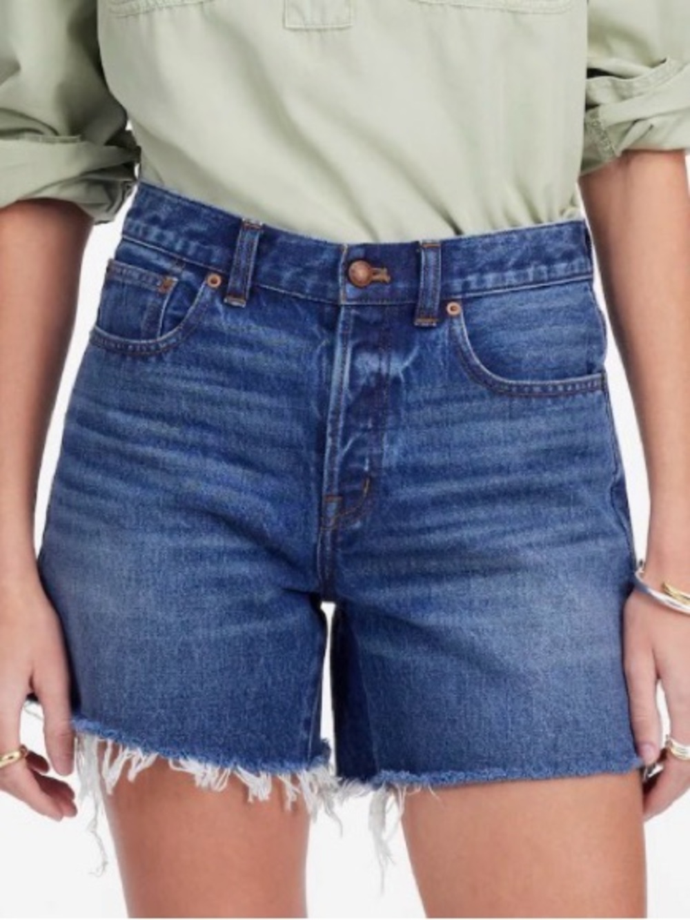 Madewell The MomJean  shorts size 27